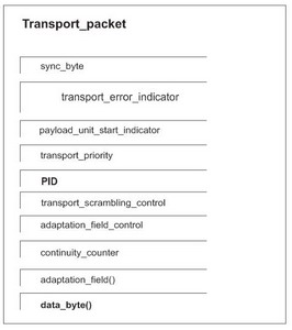 Struktura pakietu MPEG Transport Stream
